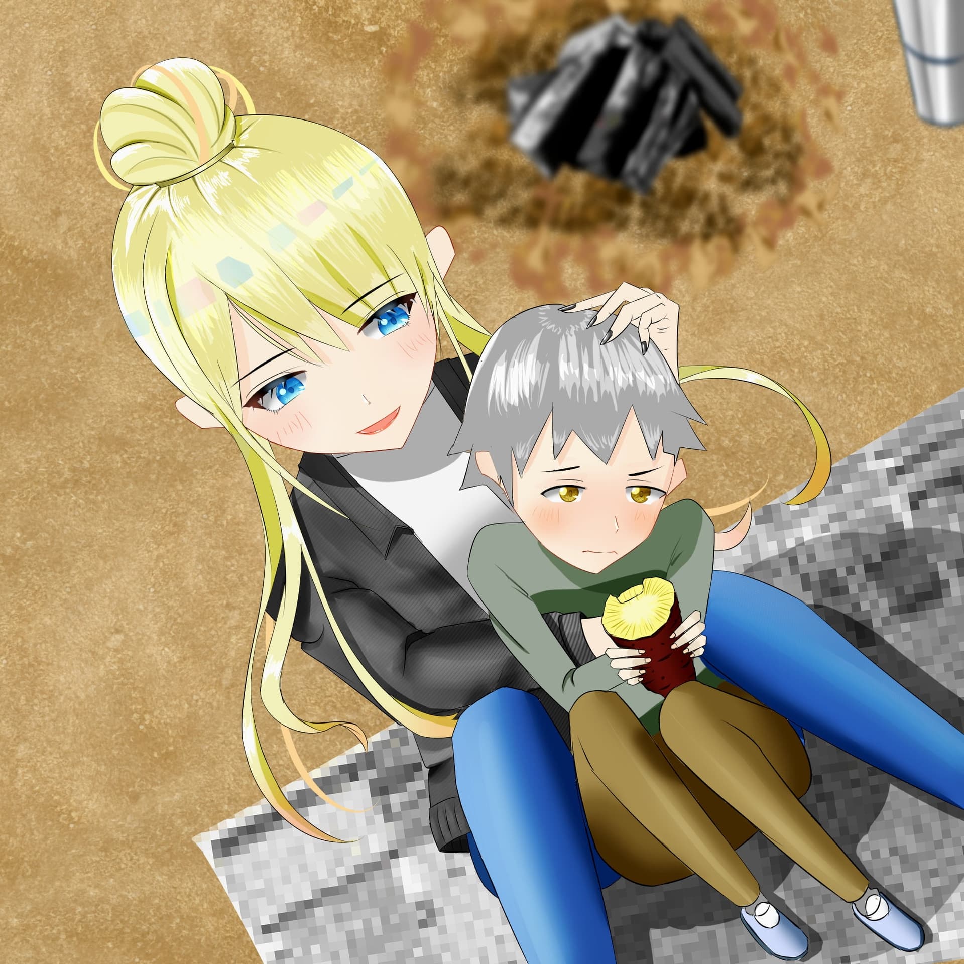 【34分収録/100円】近所のギャルお姉さんはいつも僕を甘やかす【バイノーラル/耳かき】 サンプル画像 2