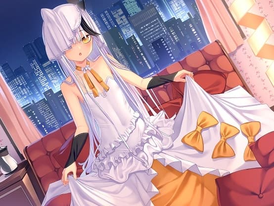 シーツさんとの夜～すべすべシーツときらめく夜の街明かり～ サンプル画像 1