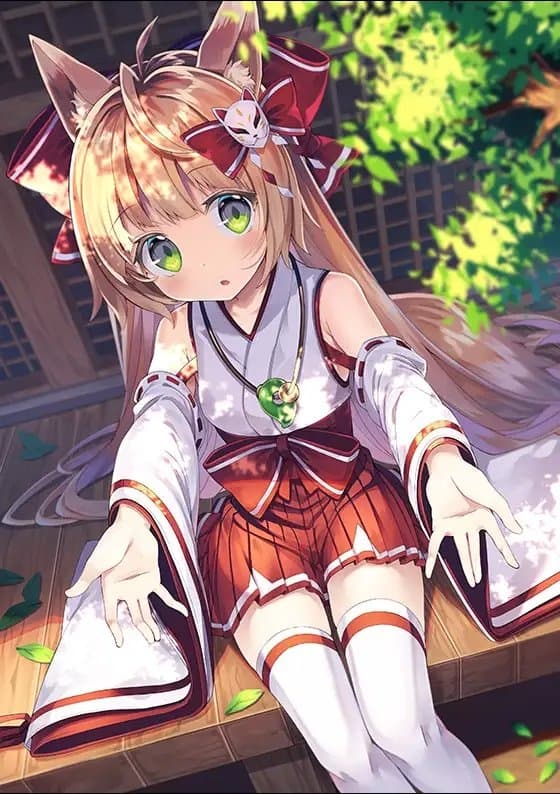 狐娘の妖術あそび～臆病な狐が左右同時に弄びます～ サンプル画像 1