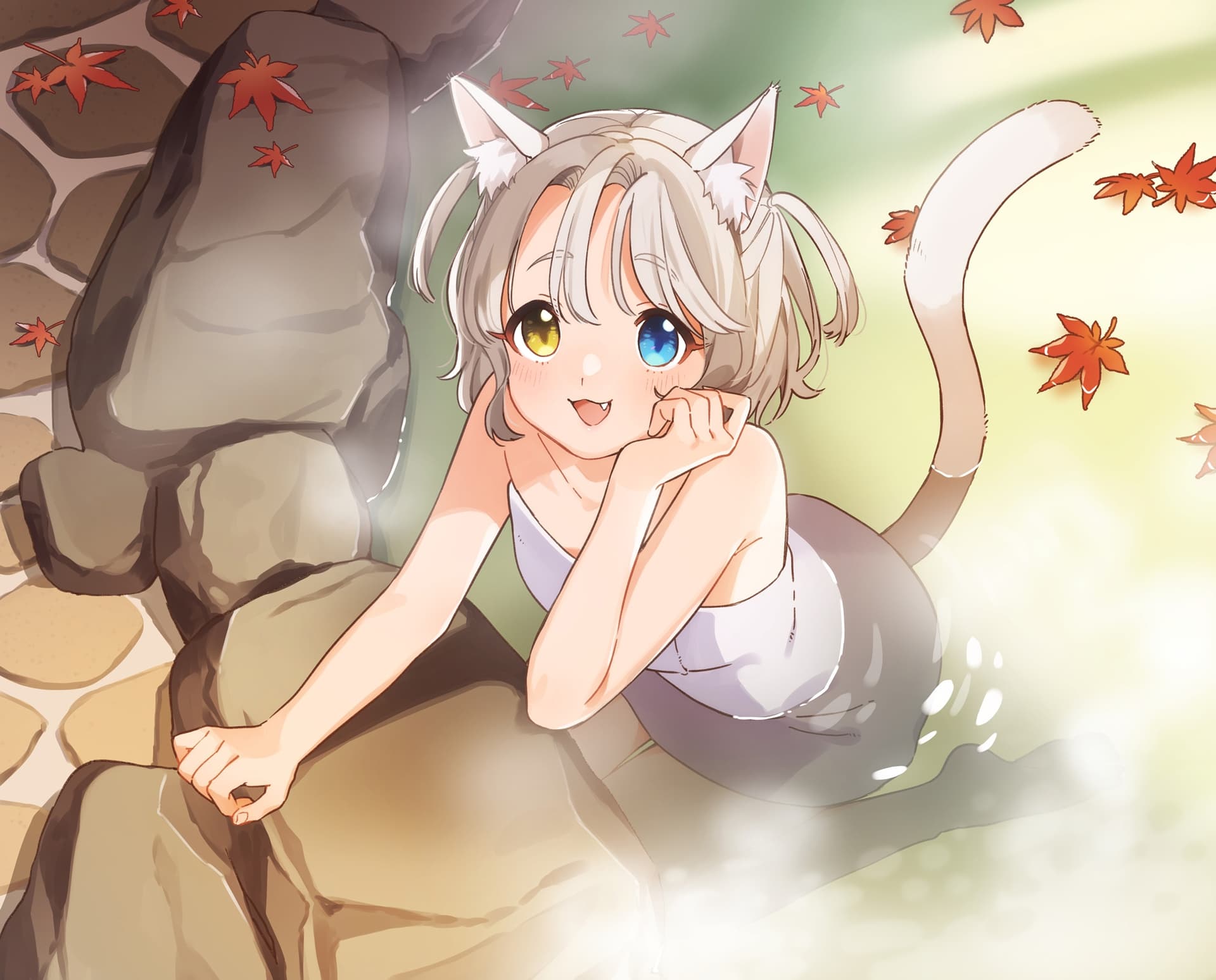 【耳かき・オイル】ねこぐらし。2〜シロ猫少女の甘えんぼう〜【CV: 竹達彩奈】 サンプル画像 3