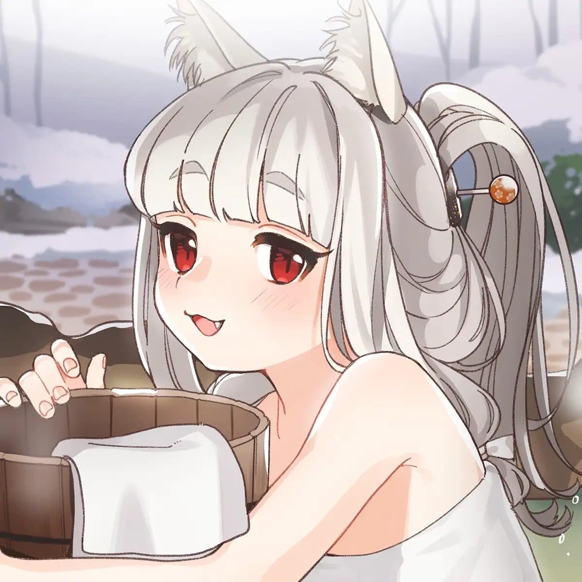 【耳かき・炭酸シャンプー】ねこぐらし。2〜猫神様と年の瀬の湯〜【CV: 日髙のり子】 サンプル画像 2