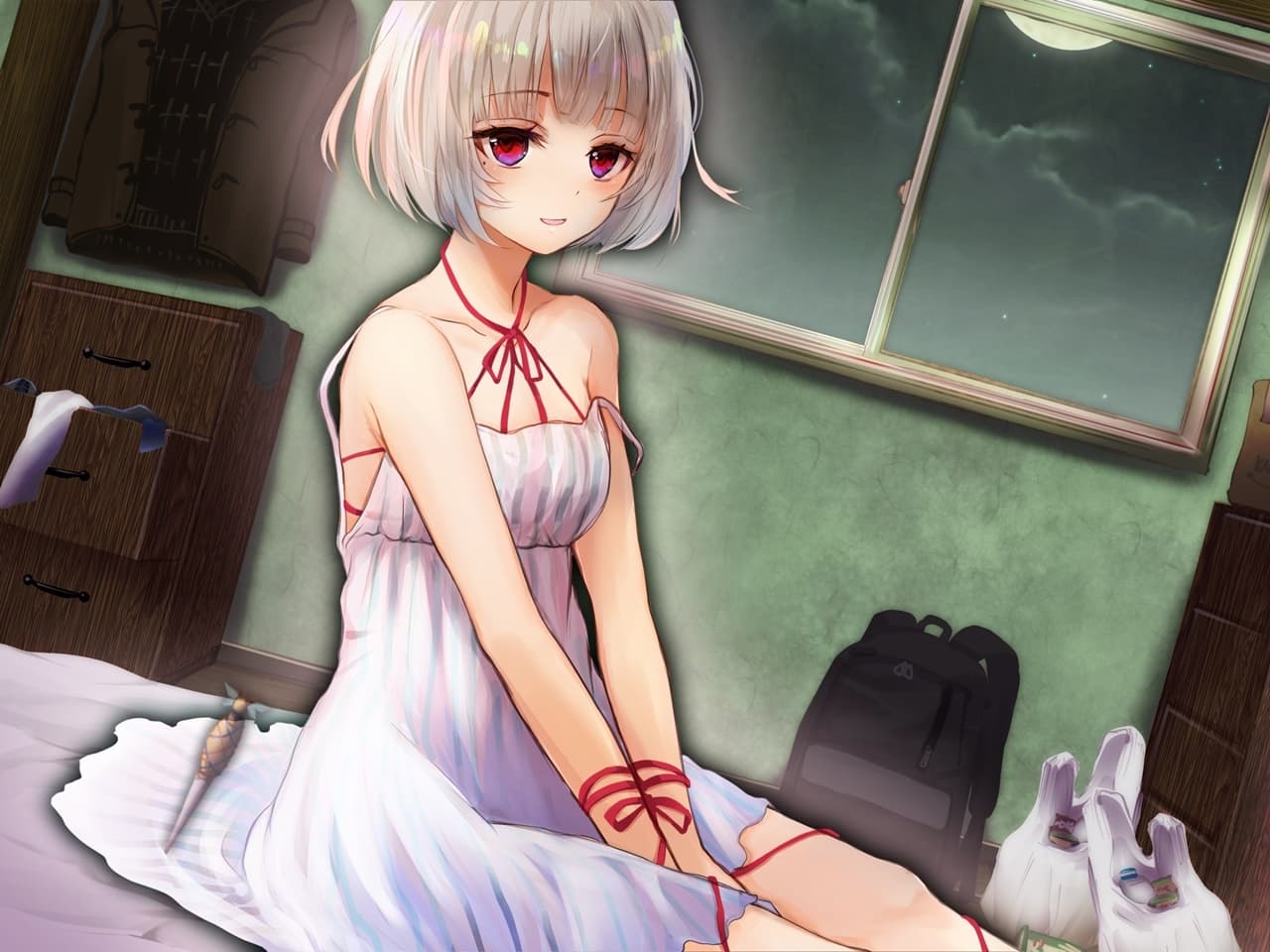 ぐっすり眠れる耳かきボイス 雨降る樹海と人さらい サンプル画像 1