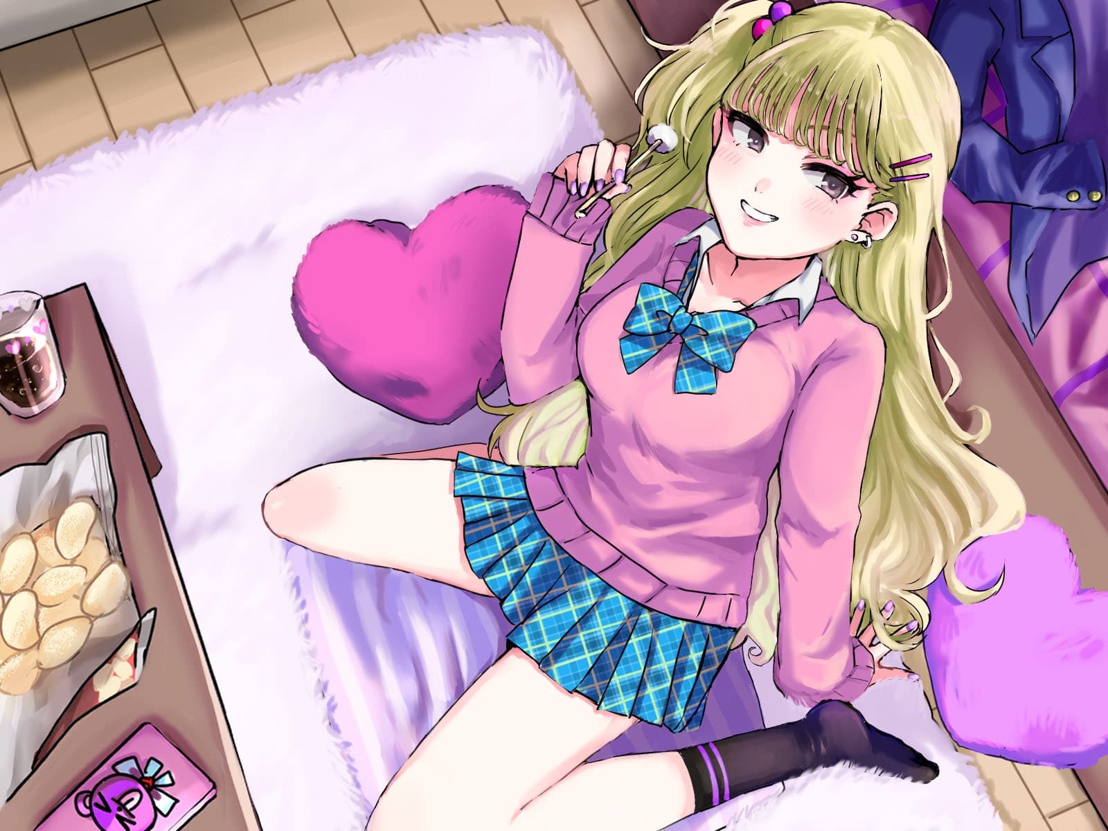 ギャルの妹に懇願して耳かきしてもらった サンプル画像 2