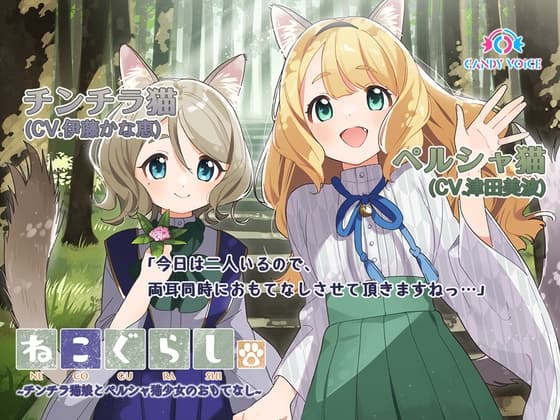 【耳かき・吐息】ねこぐらし。3〜チンチラ猫娘とペルシャ猫少女のおもてなし〜【CV: 伊藤かな恵、津田美波】