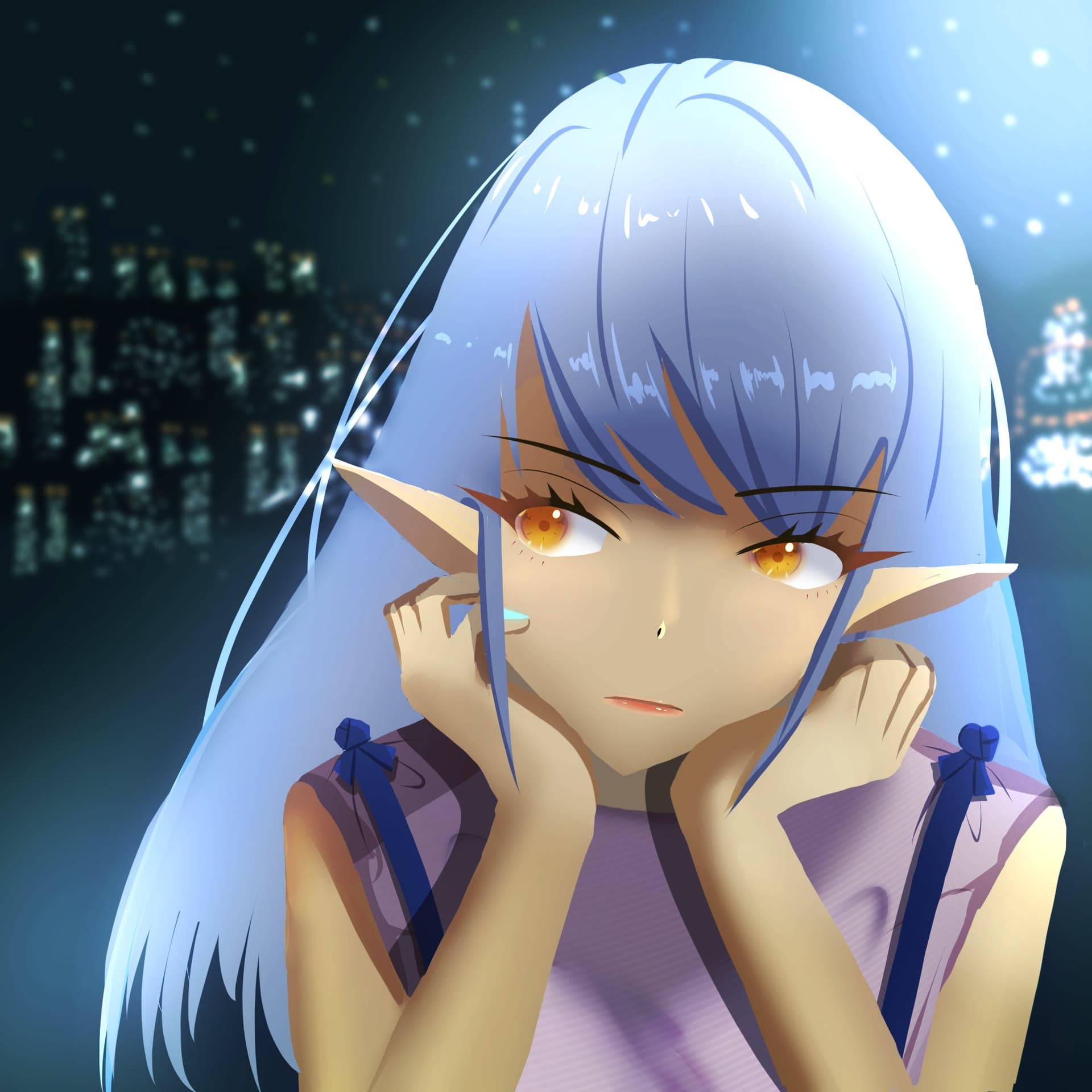 【110円/3週連続リリース】転校生なギャルJKはダークエルフ!?第3章 サンプル画像 1