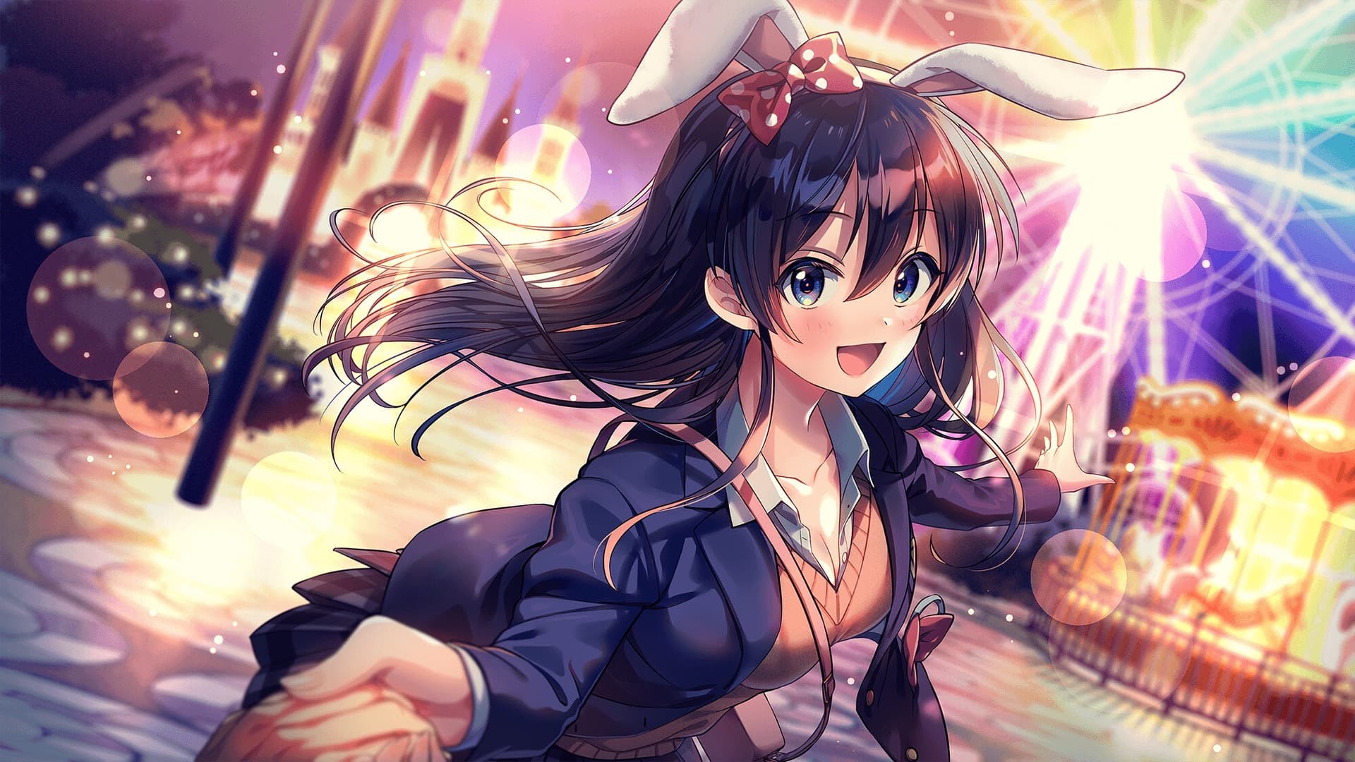 【耳かき・添い寝】『ハツコイノォト』夜景きらめくプリズム〜勇気を出したいキミへ〜【CV:近藤玲奈】 サンプル画像 2