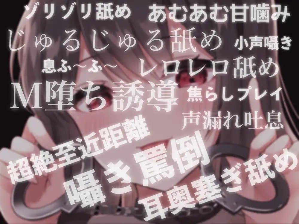 【じゅるじゅるぐっぽり耳奥塞ぎ舐め】耳舐め女王～とろっとろに気持ち良くしてあげる～【罵倒囁き・耳舐め超特化・はむはむ甘噛み】 サンプル画像 3