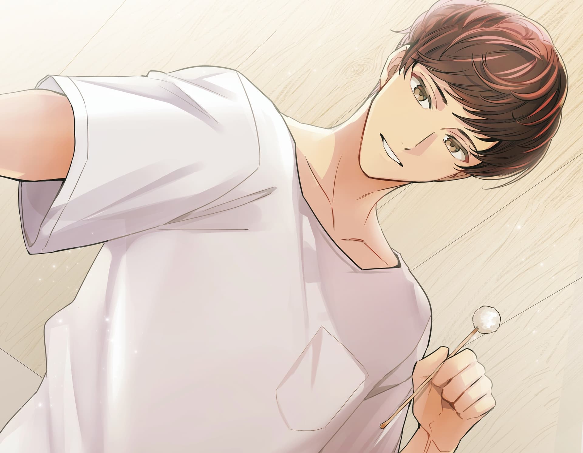 ハウスメイトの膝の上 〜犬系男子に癒される〜【シャンプー・マッサージ・耳かき・添い寝】 サンプル画像 1