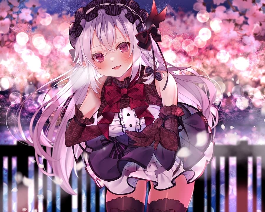 【蔵出し/耳かき・混浴・添い寝】美少女吸血鬼は眷属のあなたを癒したい。【CV.桜木アミサ】 サンプル画像 1