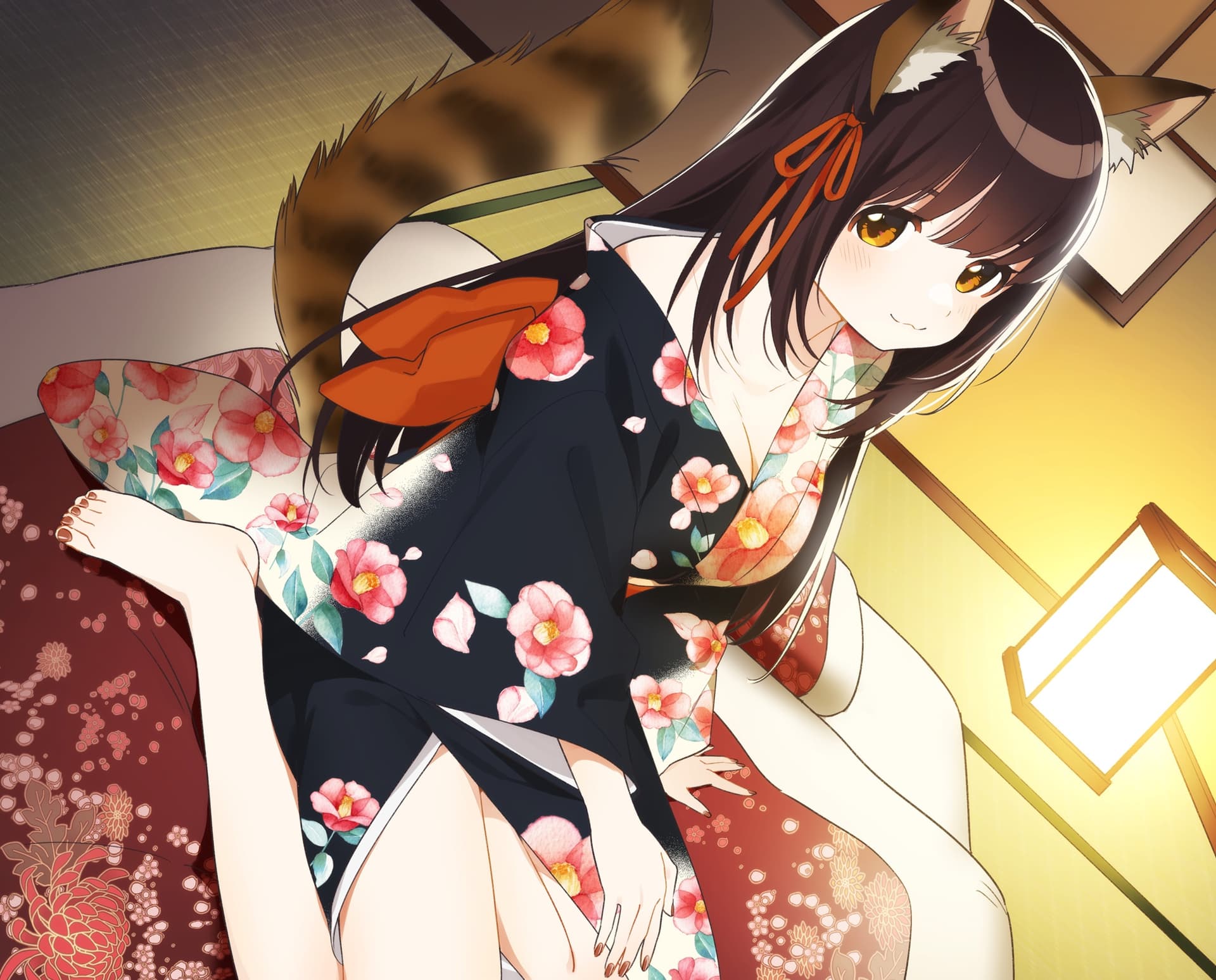 【耳かき・吐息】新・ねこぐらし。〜メインクーン猫娘  編〜【CV :  鬼頭明里】 サンプル画像 3