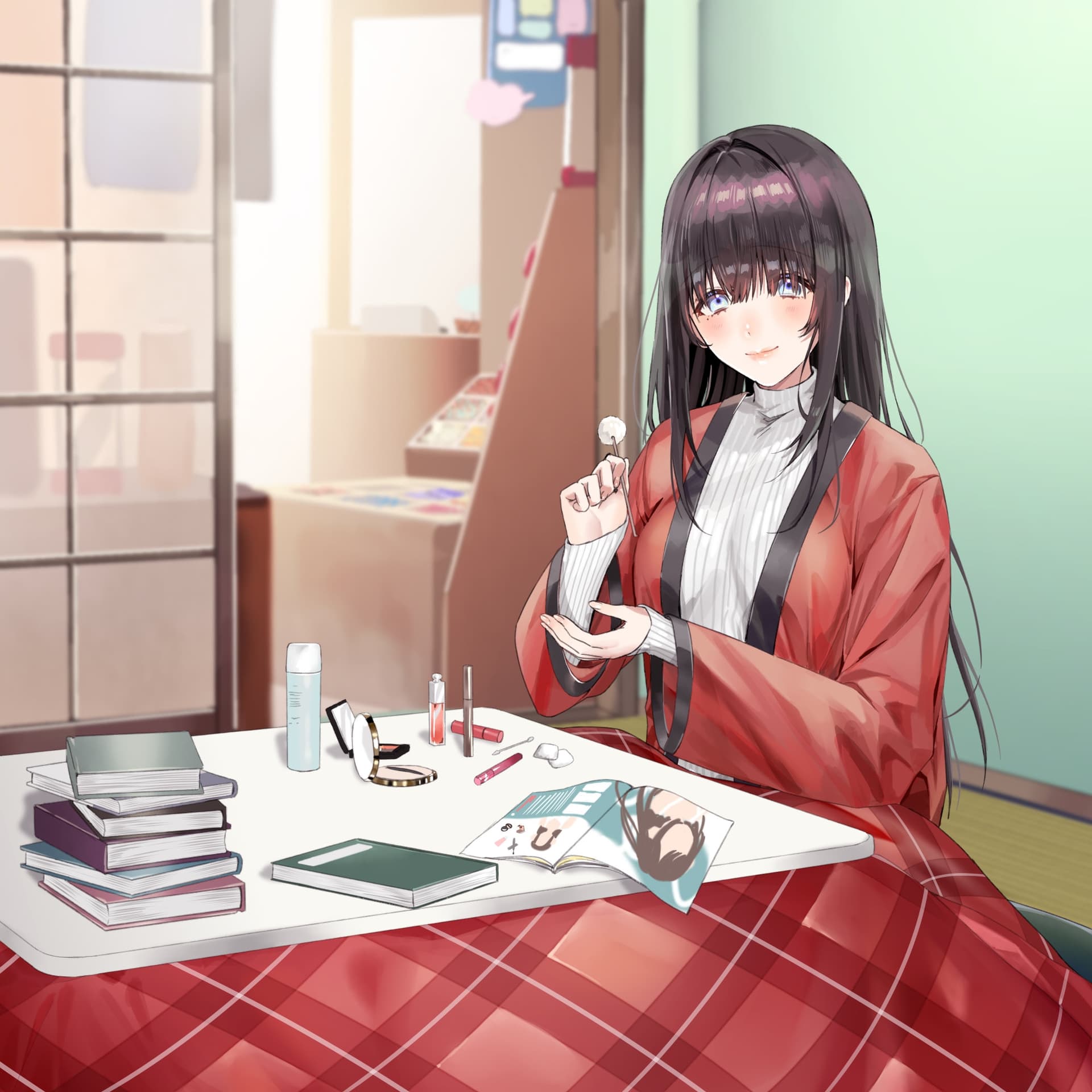 【耳かき/お化粧ASMR】駄菓子屋オバケの弥恵子さん【CV.餅梨あむ】 サンプル画像 2