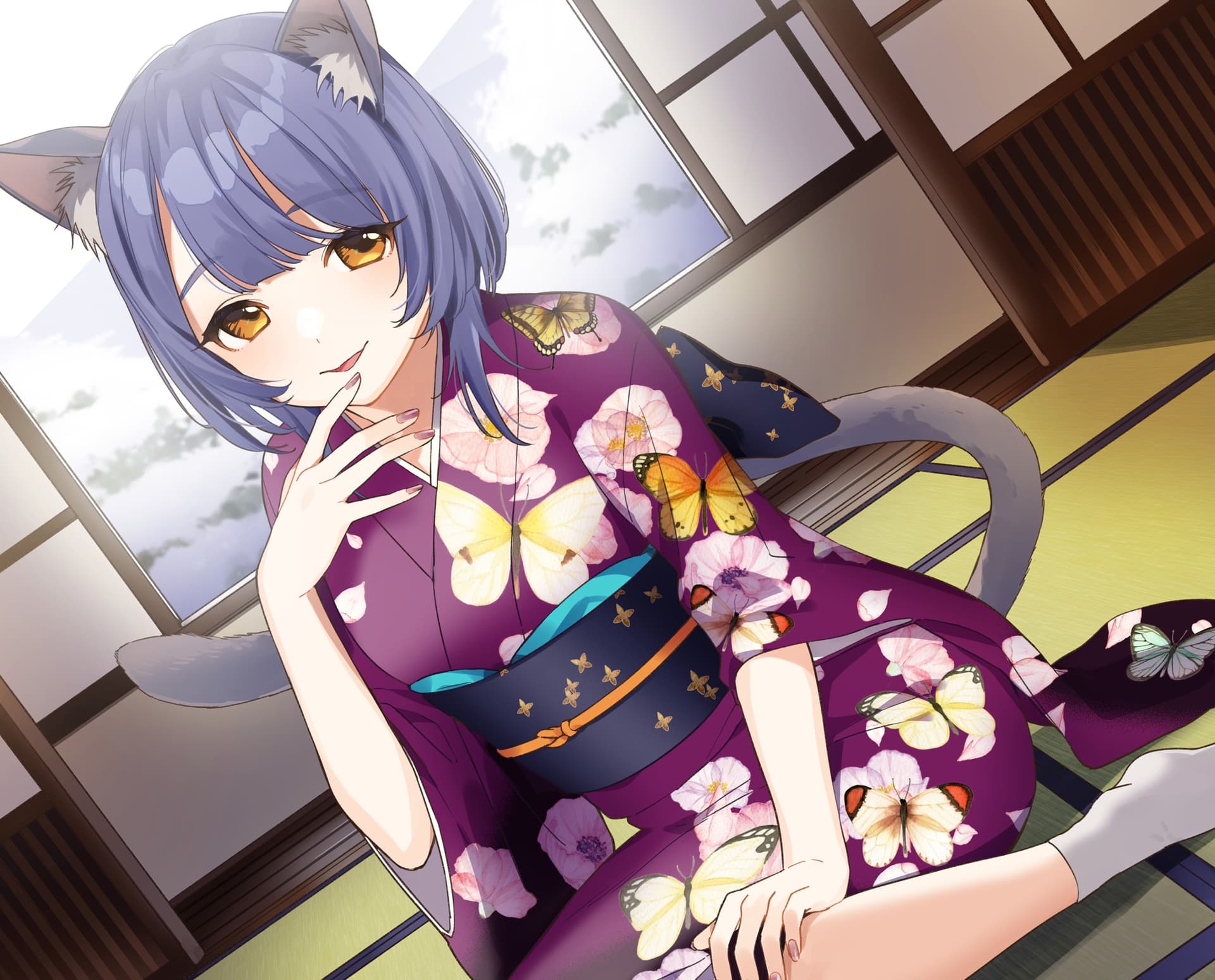 【耳かき・吐息】新・ねこぐらし。〜シャルトリュー猫娘  編〜【CV : 豊崎愛生】 サンプル画像 3