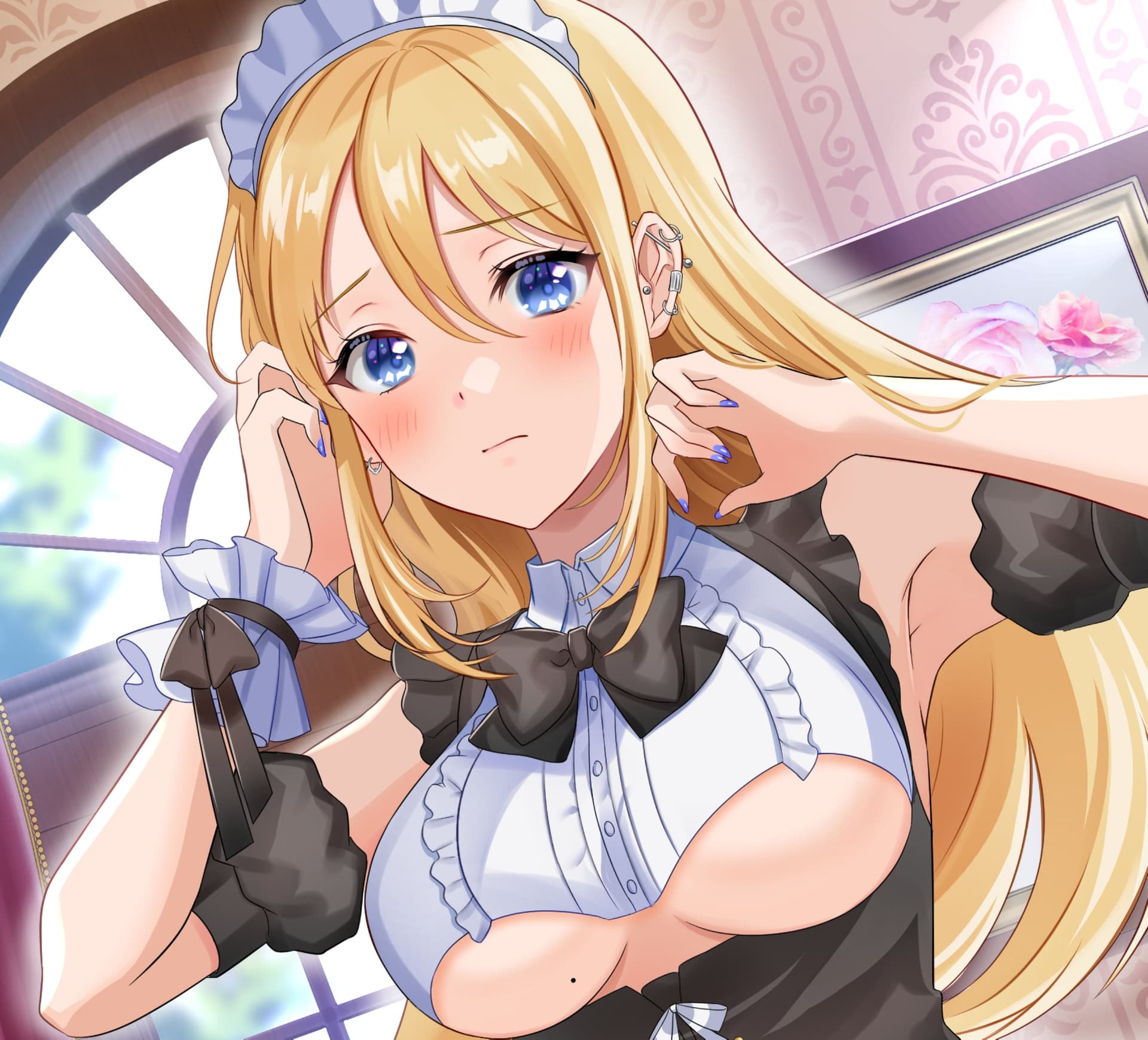 【本編35分/声なしASMR付き】新人メイドはクラスメイトのギャルJK【CV.水野七海】 サンプル画像 6