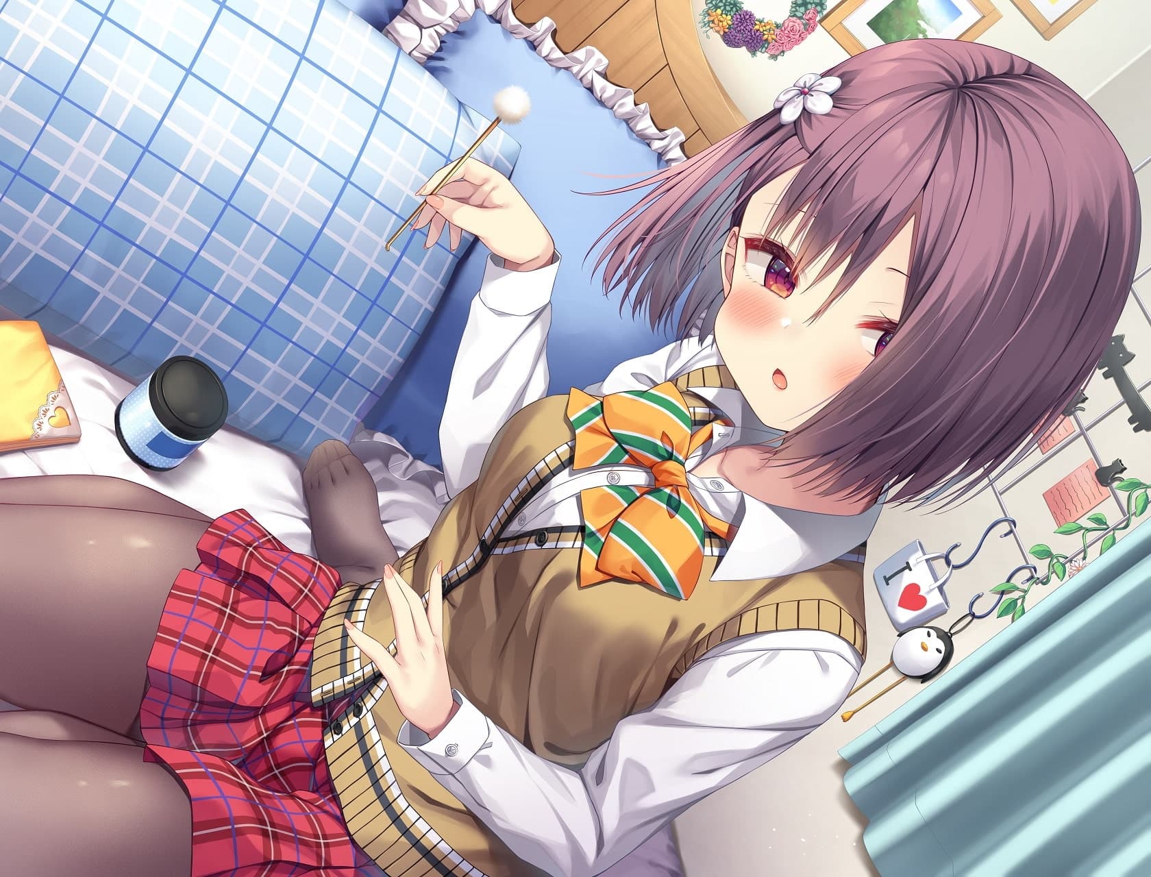 【クール禁止耳かき・ブラッシング】桜木学園癒やし部～1年C組・五十嵐千歌 生意気クール娘の献身癒やし耳かき編～【CV.戸田めぐみ】 サンプル画像 1