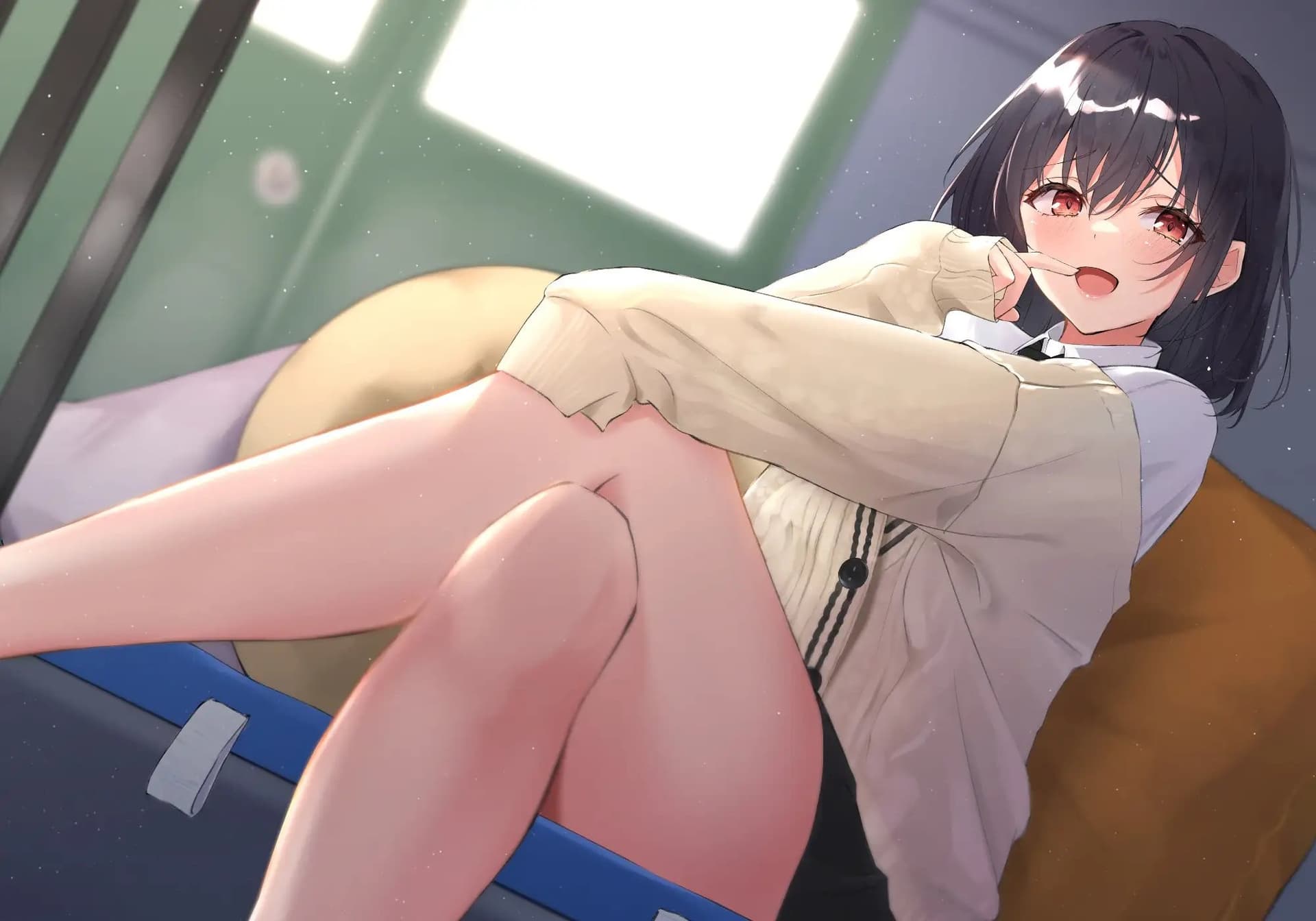 【吐息/耳かき/添い寝】秘密基地のイタズラJKとドキドキ休憩時間【CV.徳井青空】 サンプル画像 1