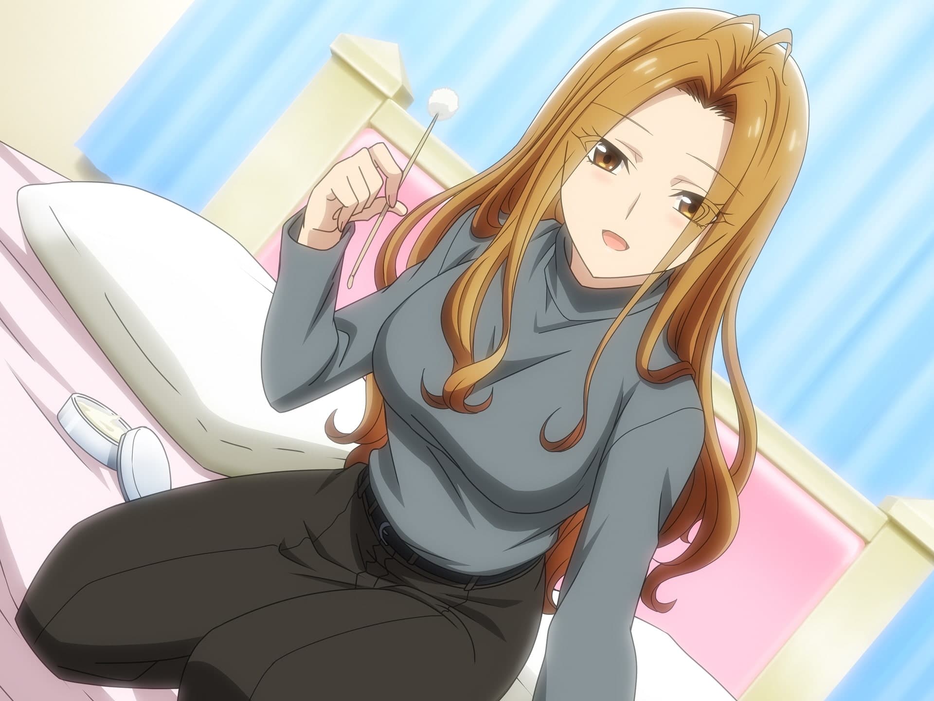 【アニメ化音声】幼馴染のお母さんに髪を切って貰う話。――ヘアーケアASMR【CV.水橋かおり】 サンプル画像 1